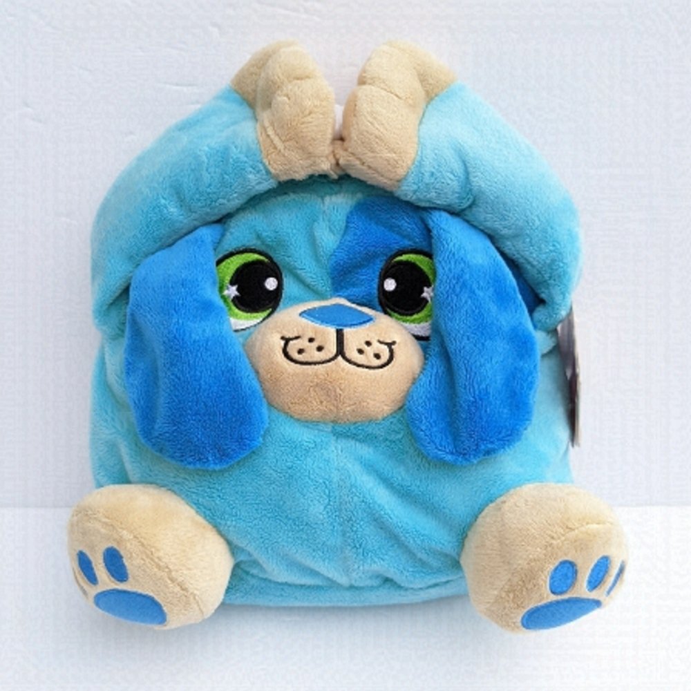 NWT Lunch Pets Blue Dog Insulated Lunch Bag Hungry Pup Plush Puppy